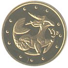 Козеріг - золото, 2 гривні (2007)