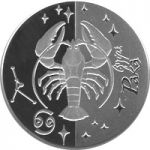 Cancer - silver, 5 uah (2008)