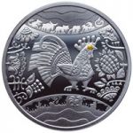 The Year of the Rooster - silver, 5 uah (2016)